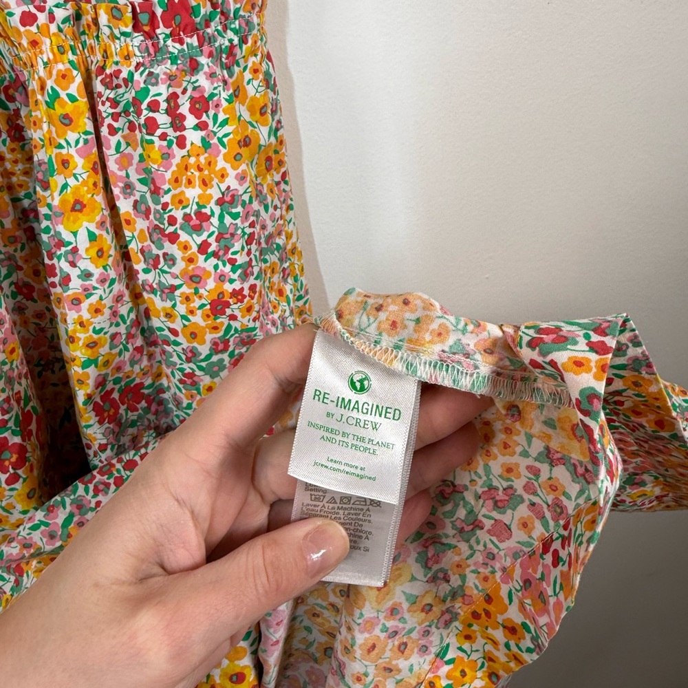 J. Crew Floral Prairie Dainty Sundress 16‎ - Picture 8 of 10